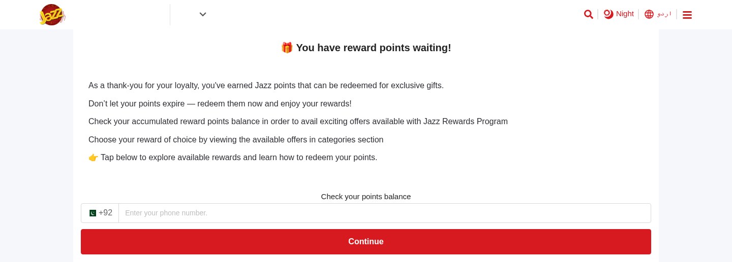 Expiring Reward Points Scam example