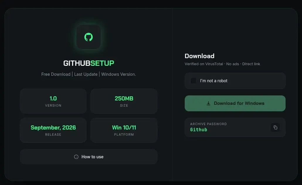 Fake Software Download Site Scam preview