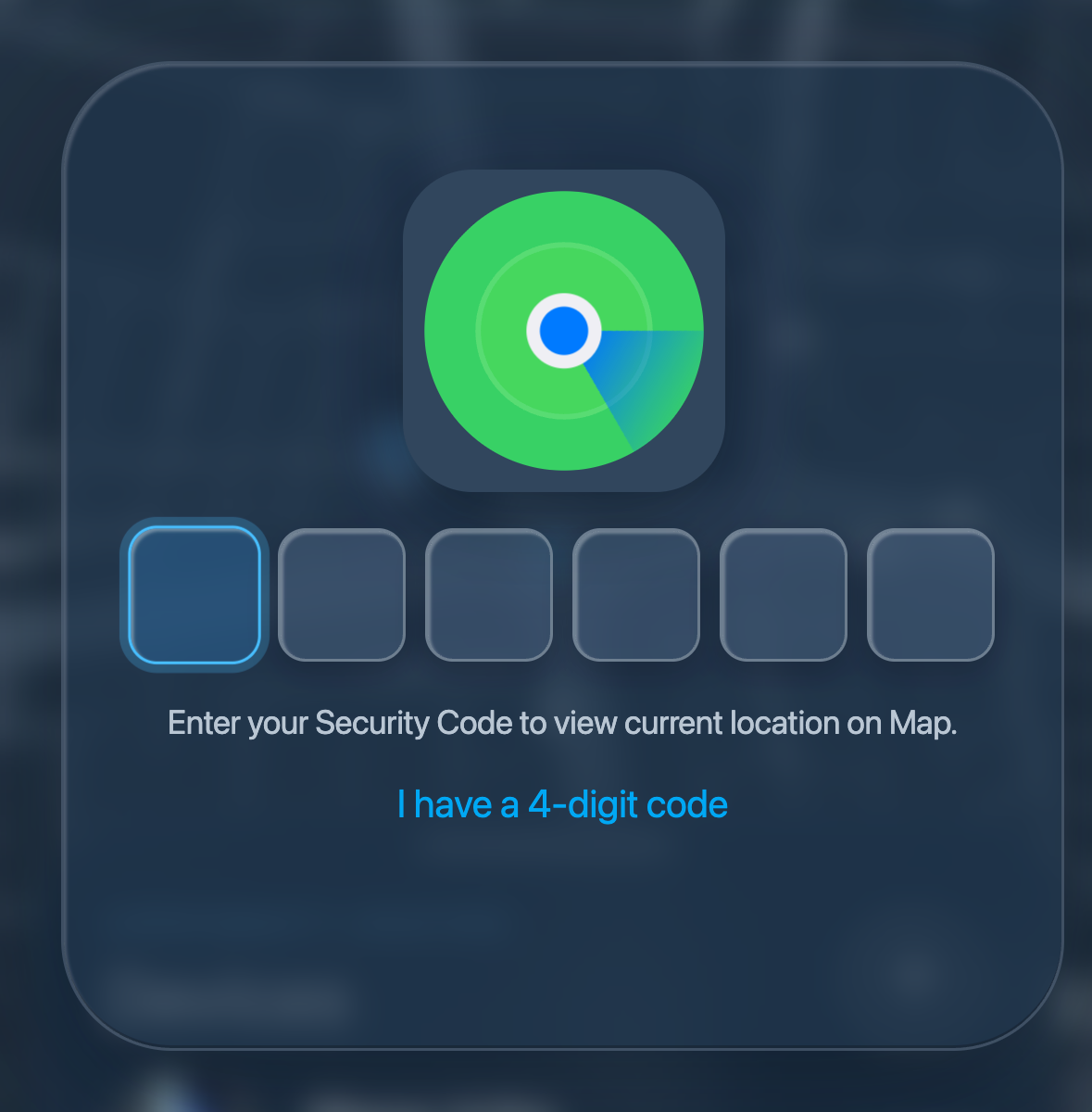 Fake Find My map shows a located iPhone and asks for the phone's Security Code