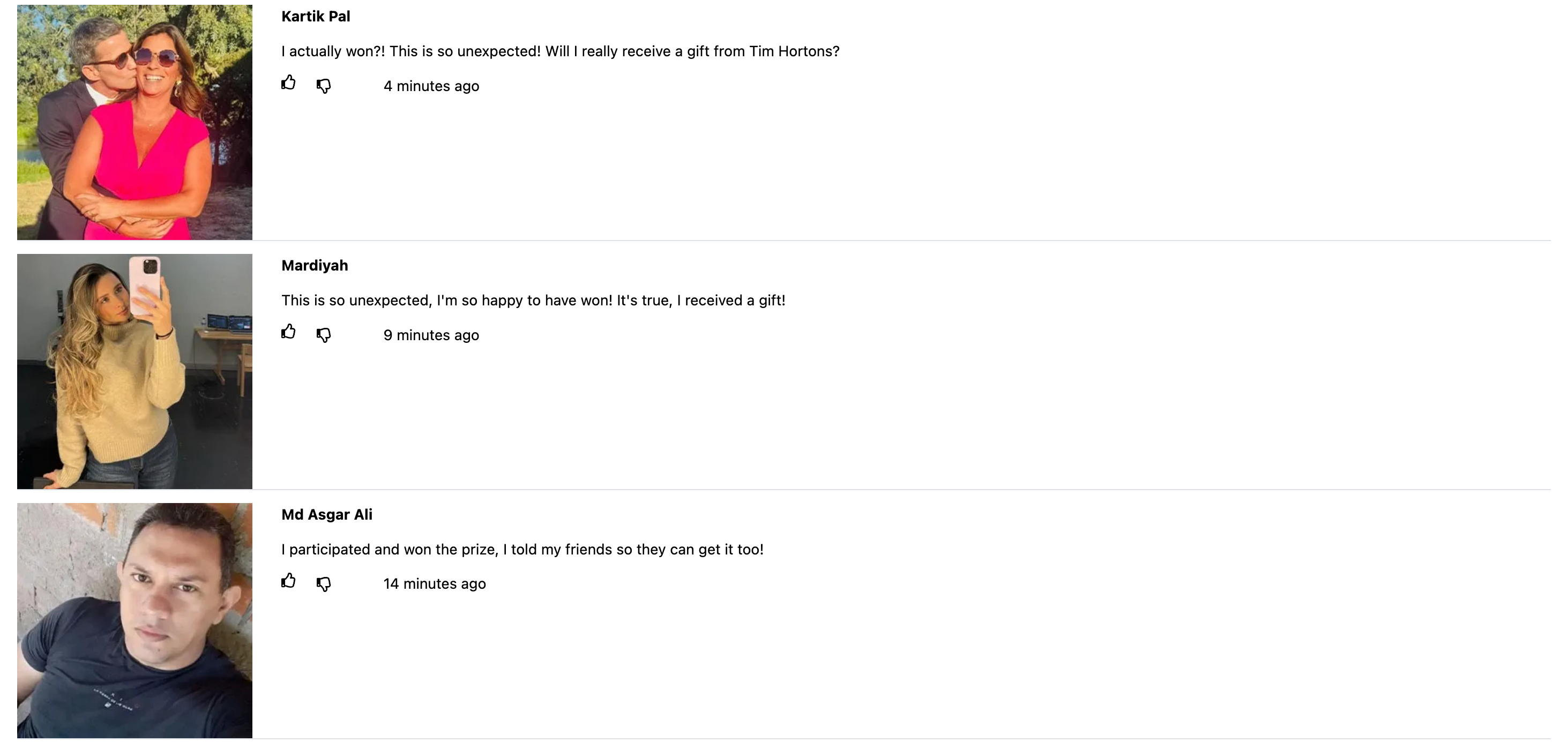 Share-to-Unlock Prize Scam example